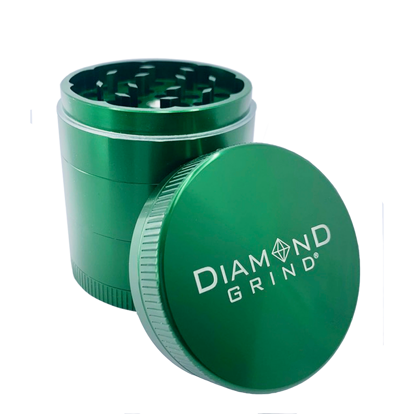 Diamond Grind 5-Piece Herb Grinder – Dual Screen for Ultimate Filtration