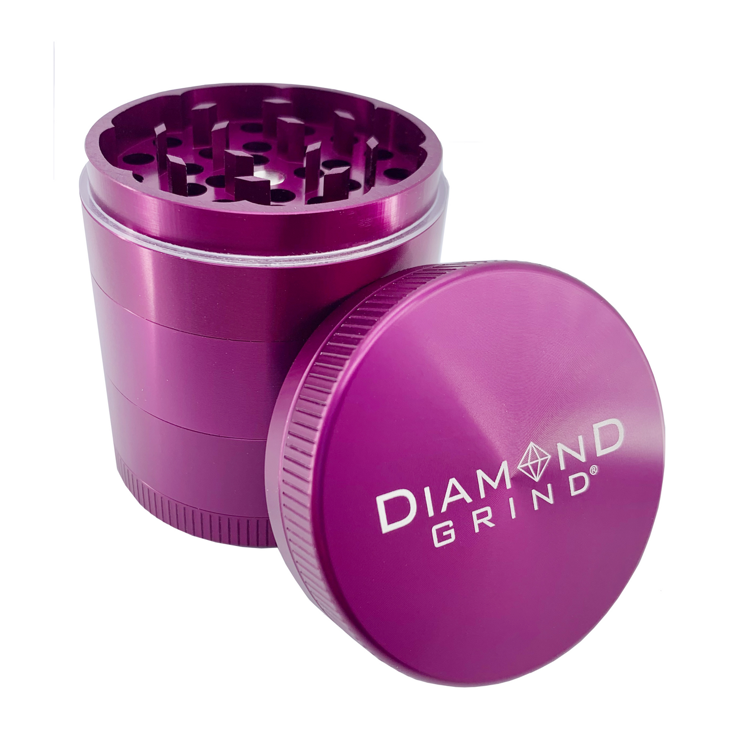 Diamond Grind 5-Piece Herb Grinder – Dual Screen for Ultimate Filtration