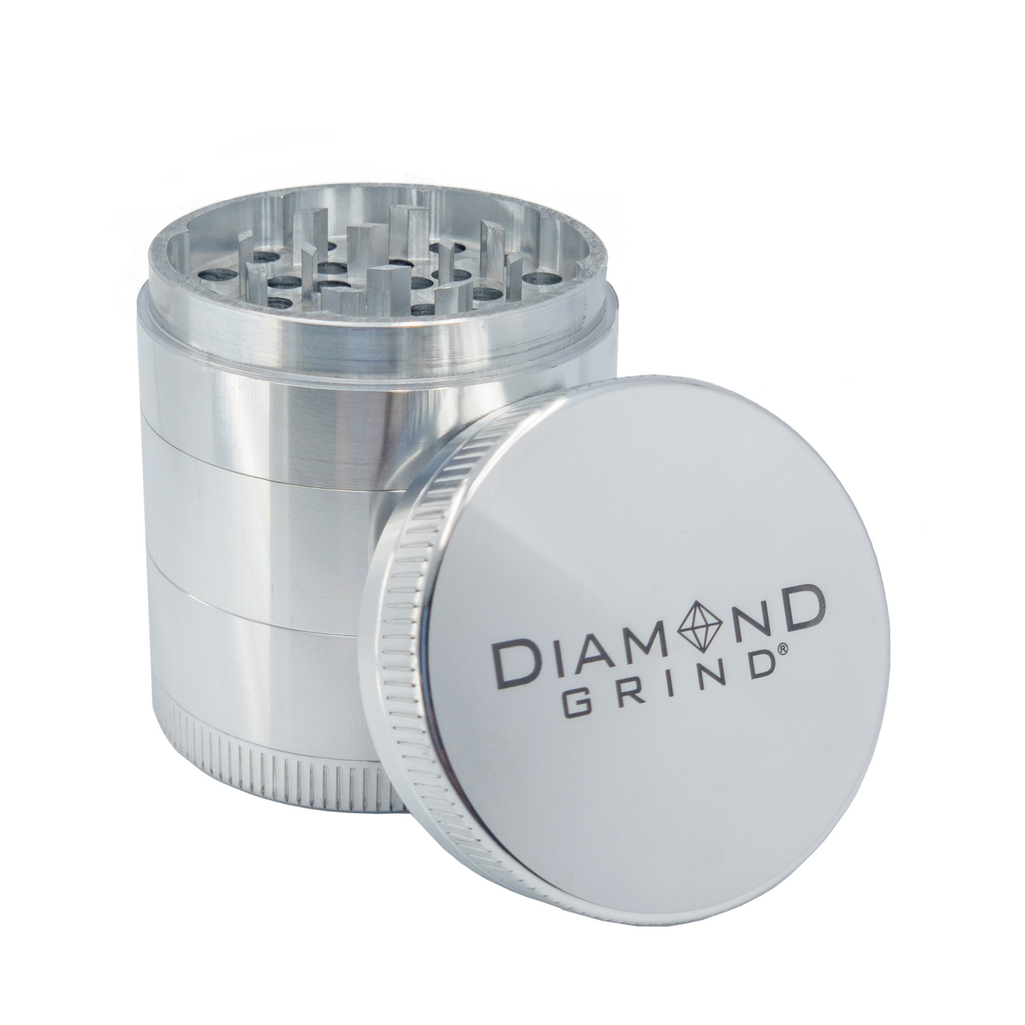 Diamond Grind 5-Piece Herb Grinder – Dual Screen for Ultimate Filtration