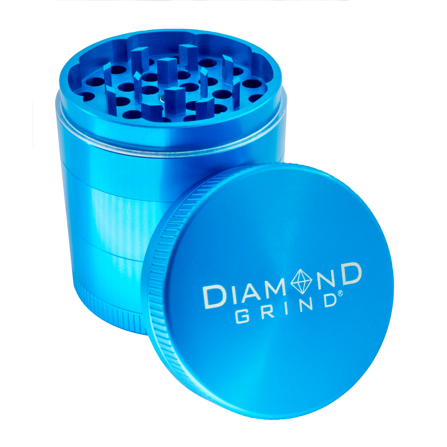 Diamond Grind 5-Piece Herb Grinder – Dual Screen for Ultimate Filtration