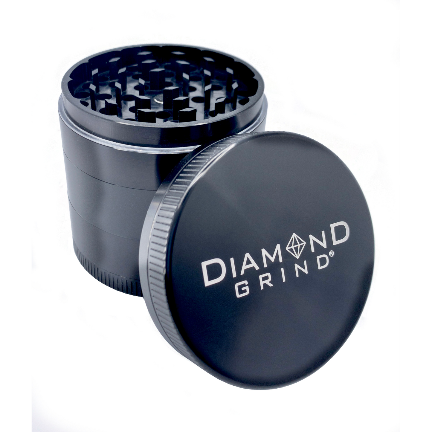 Diamond Grind 5-Piece Herb Grinder – Dual Screen for Ultimate Filtration