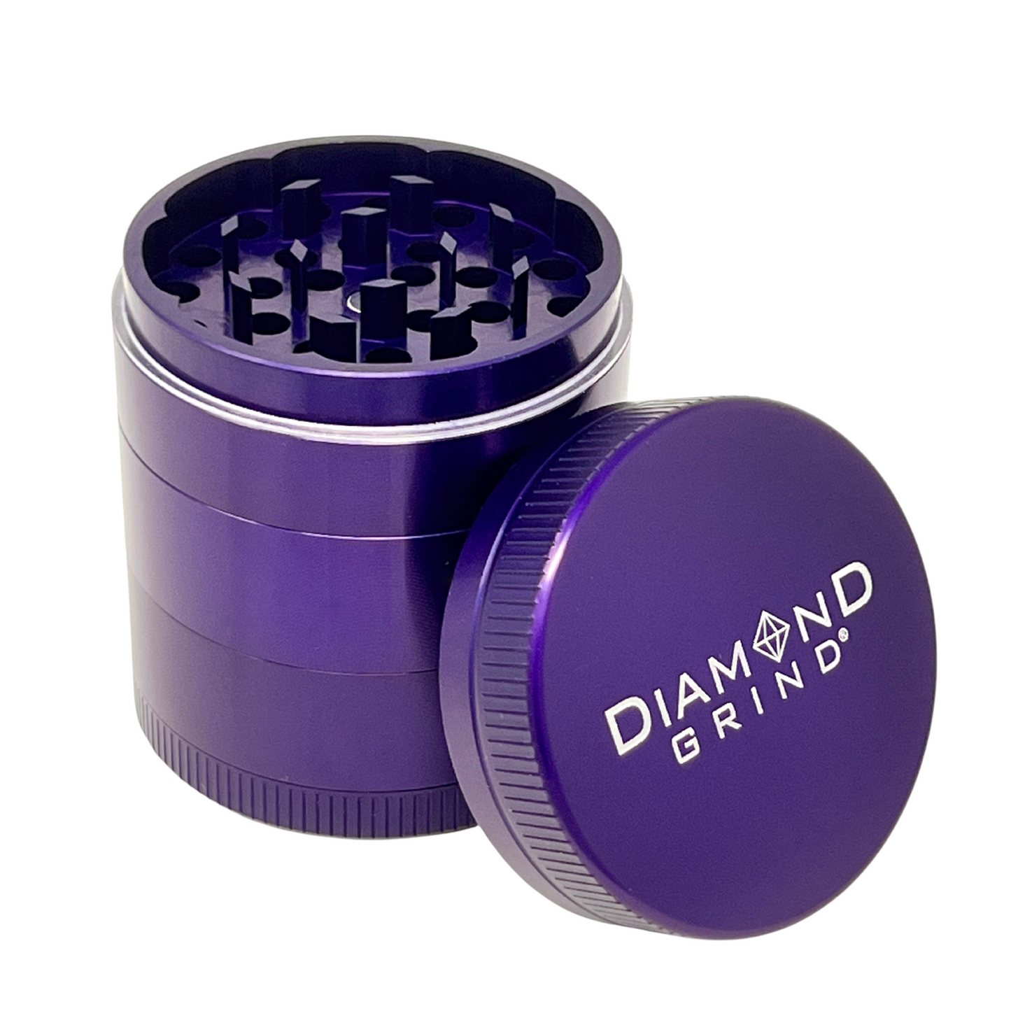 Diamond Grind 5-Piece Herb Grinder – Dual Screen for Ultimate Filtration