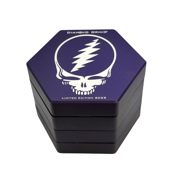 Grateful Dead Limited Edition 4 Piece 63mm Hex Grinder