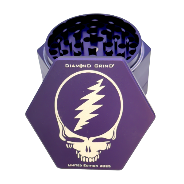 Grateful Dead Limited Edition 4 Piece 63mm Hex Grinder