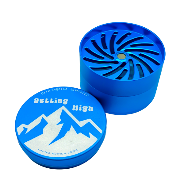 Turquoise Mountain Limited Edition 4 Piece 75mm Toothless Herb Grinder