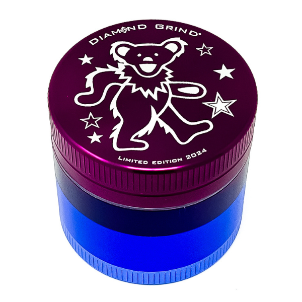 Grateful Dead Dancing Bear Limited Edition 4-Piece Herb Grinder by Diamond Grind