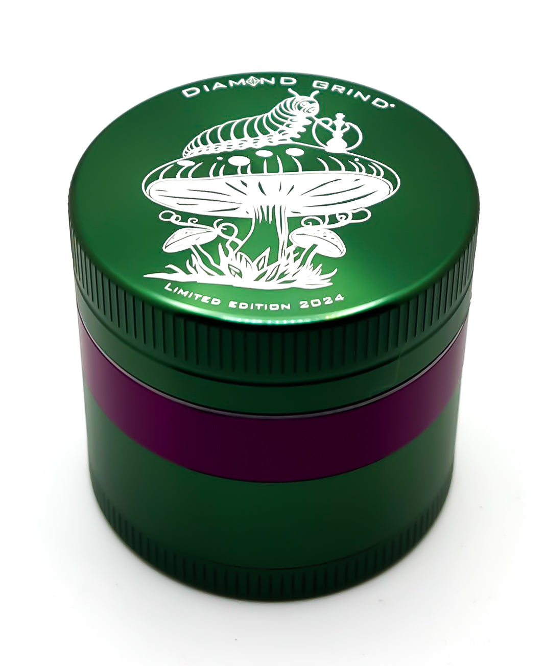 Caterpillar Mushroom Limited Edition 4-Piece Herb Grinder by Diamond Grind